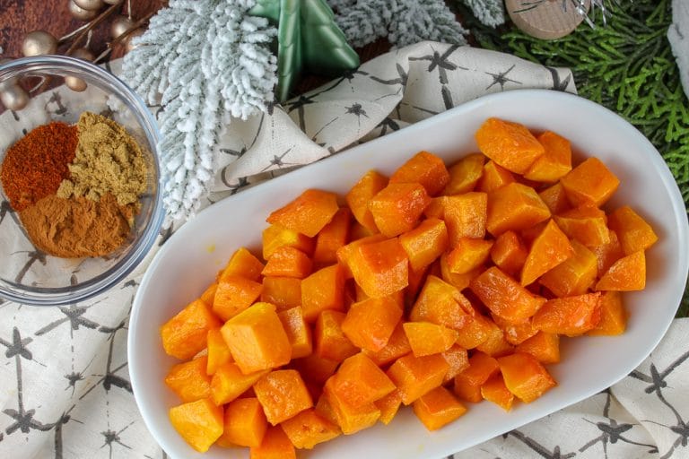 Air Fryer Butternut Squash (+ Bonus Salad!)