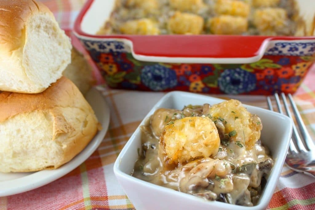 Vegetarian Tater Tot Casserole