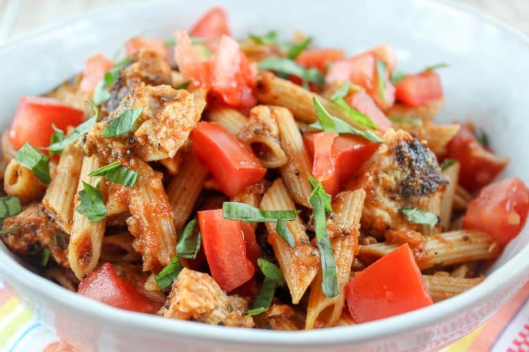 Copycat Cheesecake Factory Skinnylicious Chicken Pasta