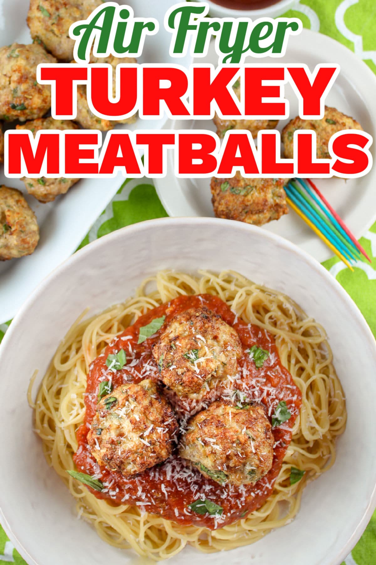 These easy air fryer turkey meatballs are tender, moist and delicious with an Italian-inspired flavor profile. Healthy turkey meatballs are so versatile - they are the perfect food to serve for dinner or any get-together. You only need a handful of ingredients and have no oil when you make them in the air fryer!

 via @foodhussy