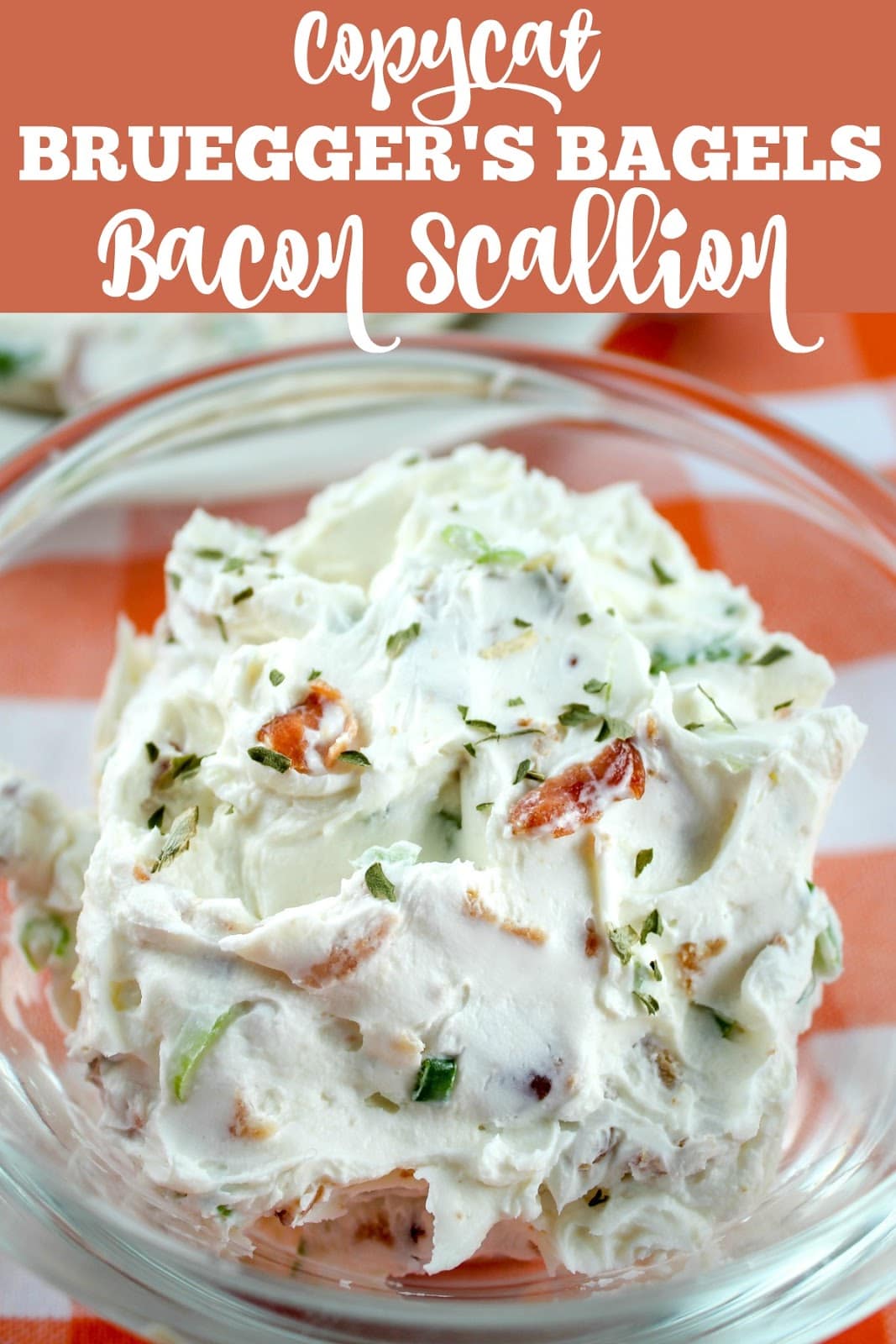 Copycat Bruegger’s Bacon Scallion Cream Cheese via @foodhussy