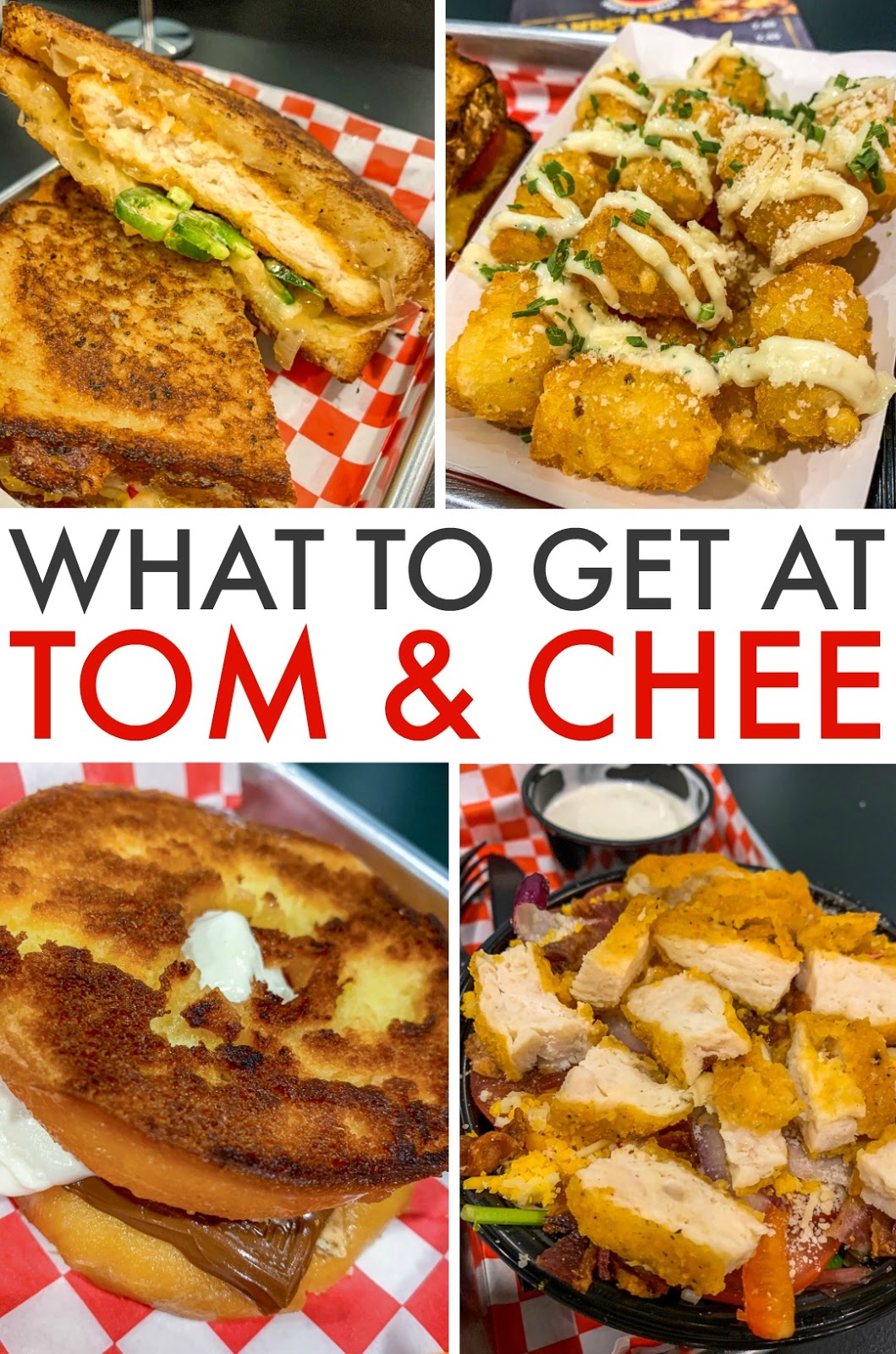 What to eat when you go to Tom & Chee Grilled Cheese Restaurant! 