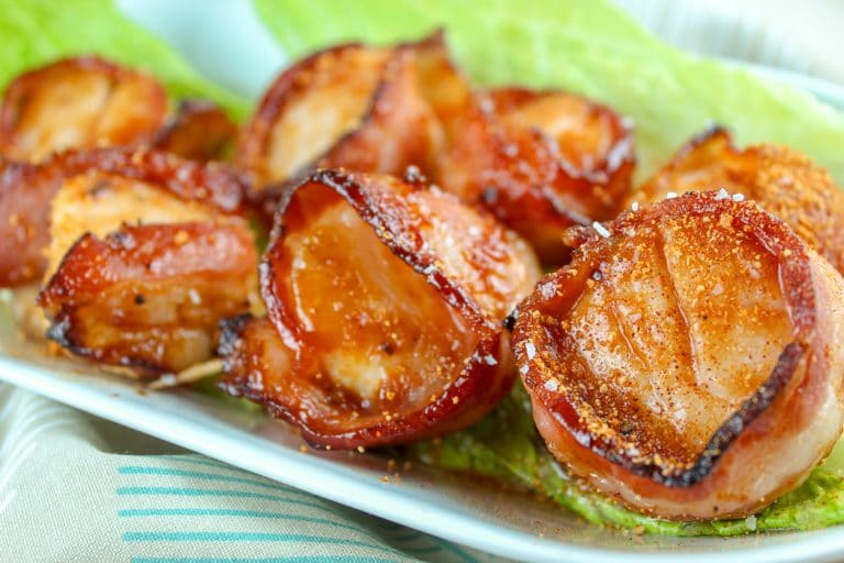 Air Fryer Bacon Wrapped Scallops