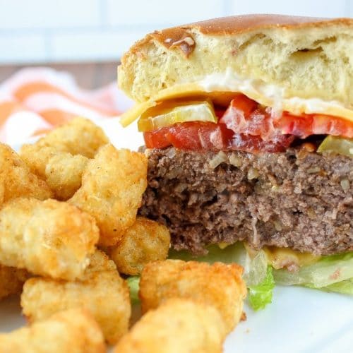 AIR FRYER HAMBURGER RECIPE