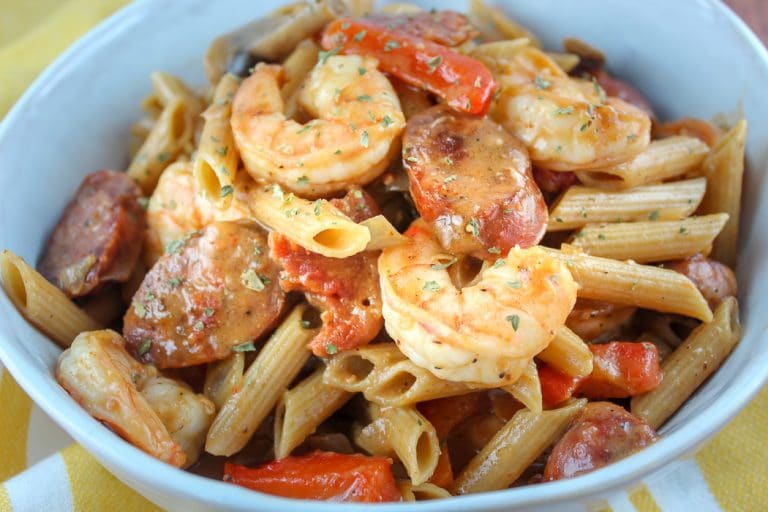 Cajun Shrimp & Sausage Pasta Recipe