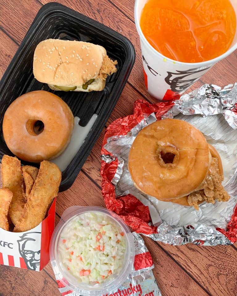 KFC Chicken Donut Sandwich REVIEW