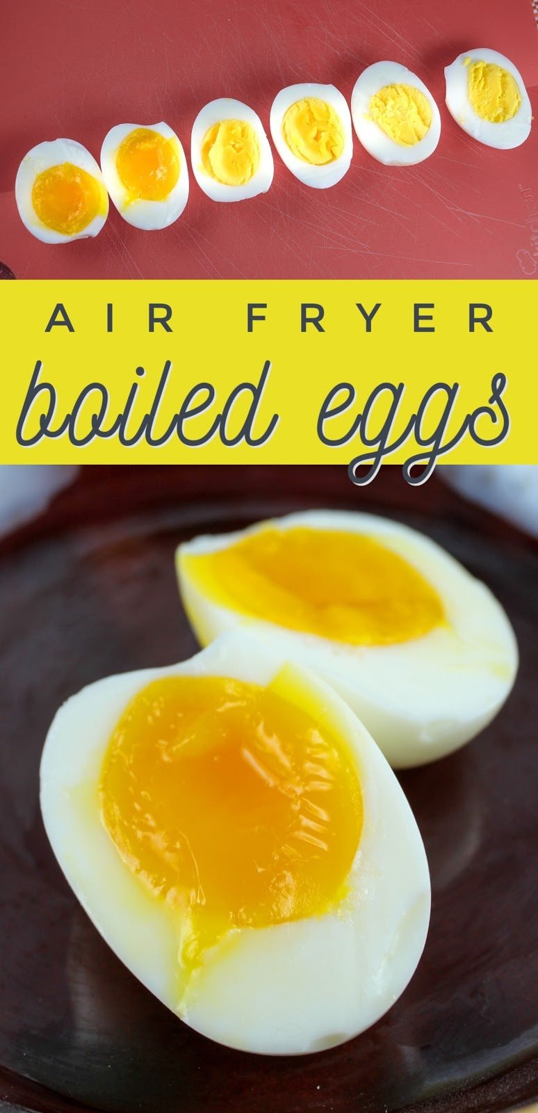 Quick & Easy Air Fryer Eggs! (Hard or Soft-Boiled!)