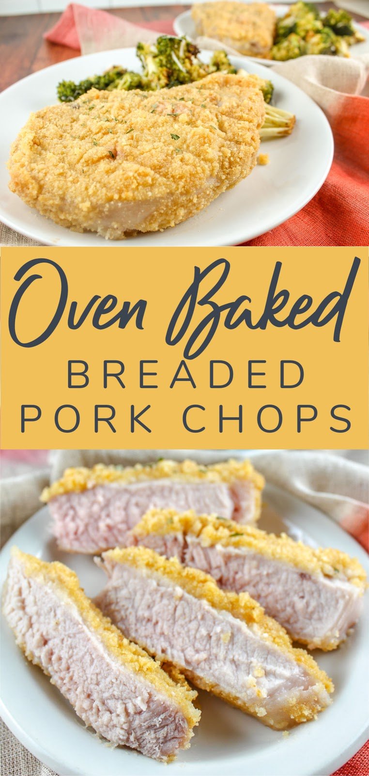 Breaded Oven Baked Pork Chops are so easy to make and they come out juicy and delicious every time! These are simple and no mess – I also have a secret tip for making them extra juicy!
 via @foodhussy