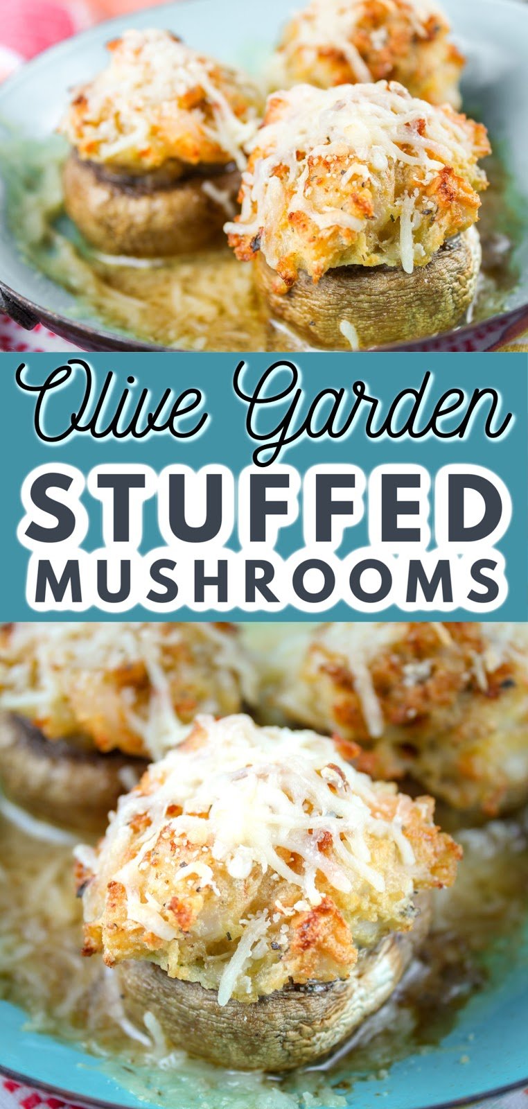 Olive Garden Stuffed Mushrooms are one of their most popular appetizers and surprisingly easy to make at home! These delightful bites are stuffed with shrimp & scallops, cheese and breadcrumbs.
 via @foodhussy