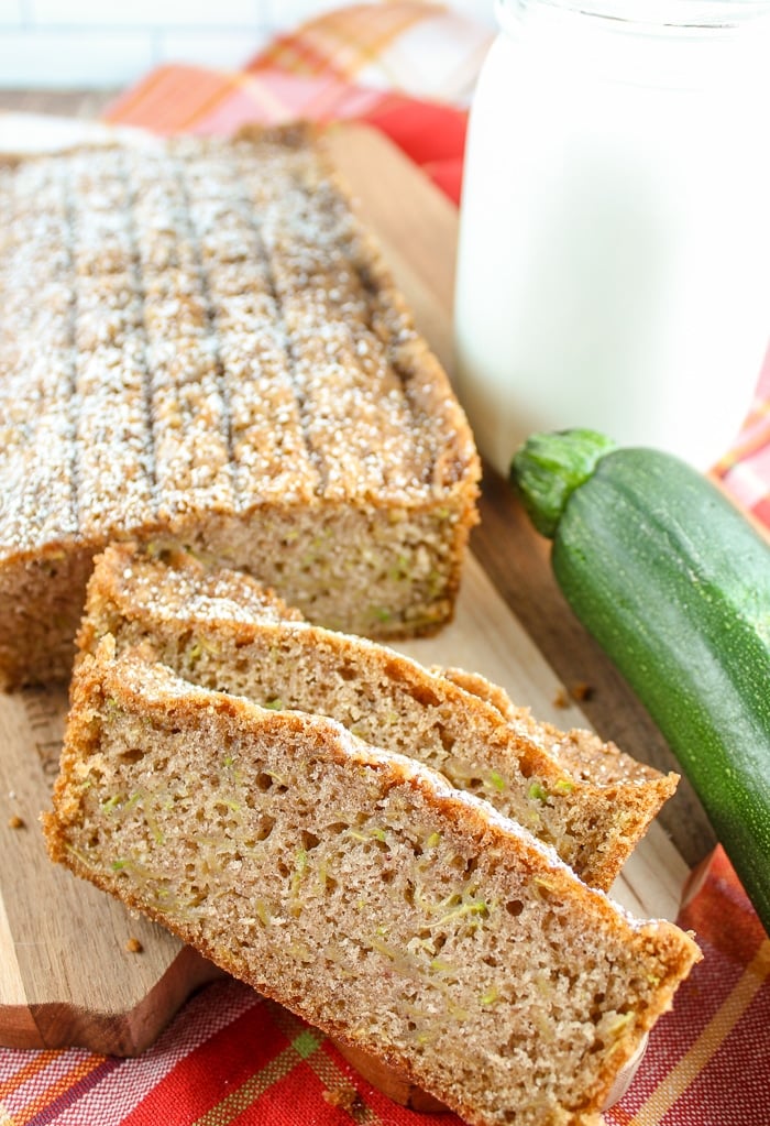 Zucchini Bread is this magical mix of a bread and cake – sweet and savory – it’s just delicious. The best part is – Mom’s Zucchini Bread recipe is SUPER EASY to make!
 via @foodhussy