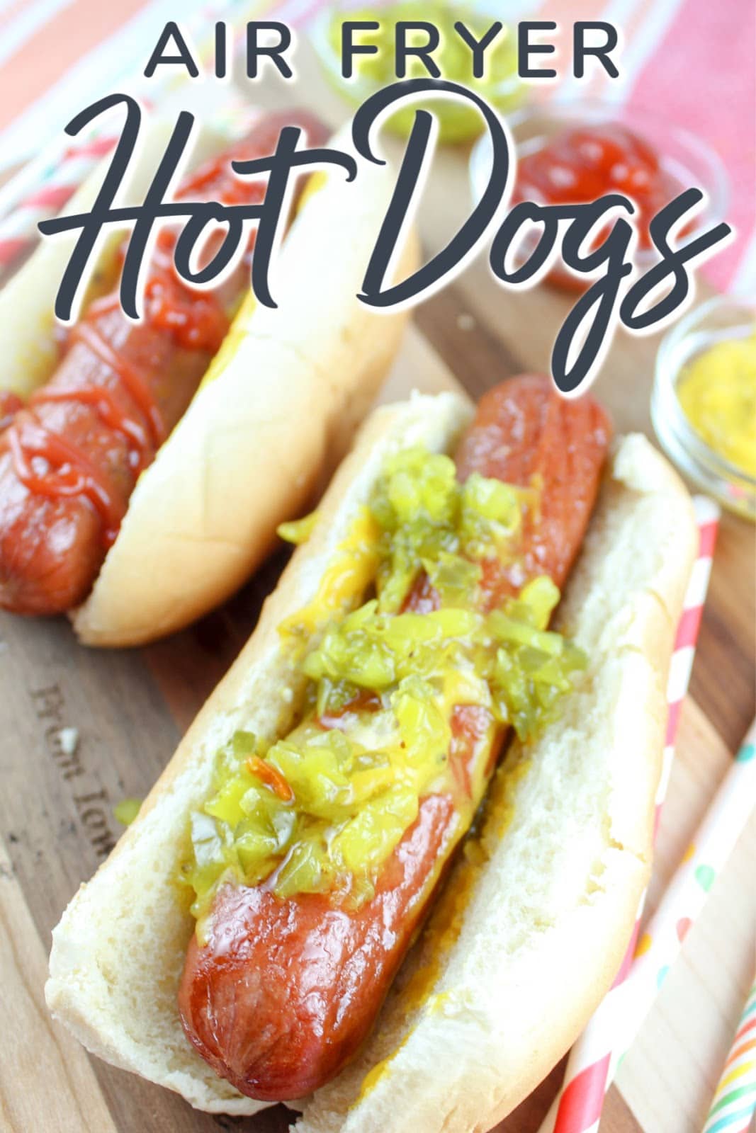 Hot Dogs in an air fryer are game changing! They’re cooked perfectly and taste like they’re meant to taste – juicy, meaty – so good! I’ll never make hot dogs another way!
 via @foodhussy