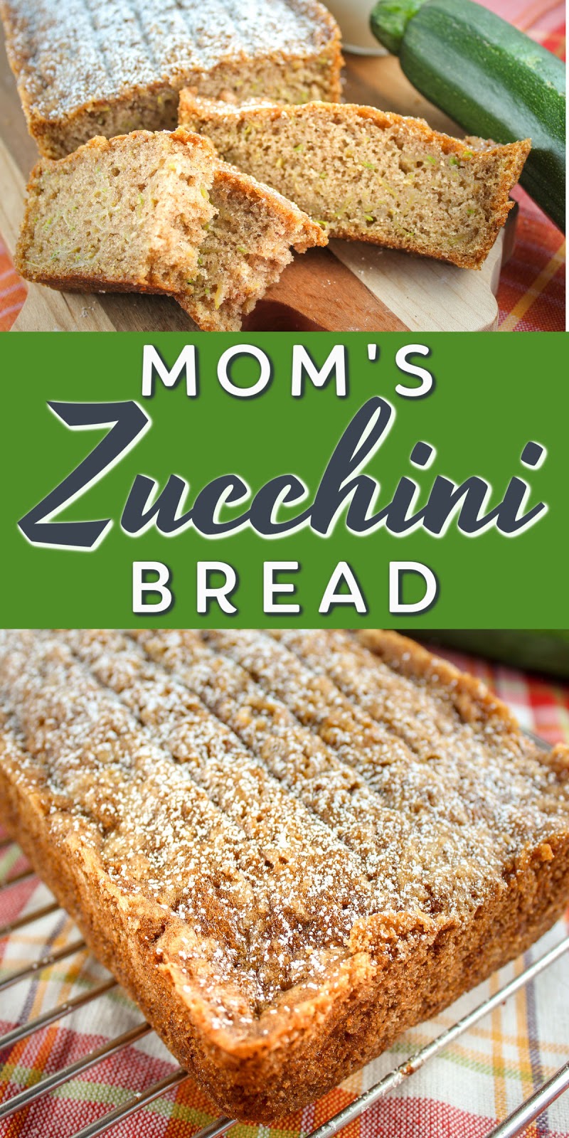 Zucchini Bread is this magical mix of a bread and cake – sweet and savory – it’s just delicious. The best part is – Mom’s Zucchini Bread recipe is SUPER EASY to make!
 via @foodhussy
