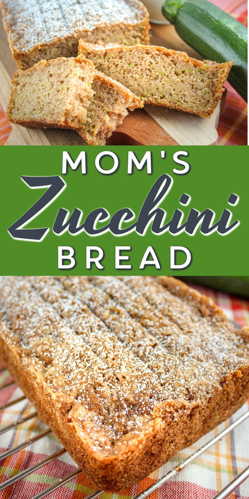 Zucchini Bread is this magical mix of a bread and cake – sweet and savory – it’s just delicious. The best part is – Mom’s Zucchini Bread recipe is SUPER EASY to make!
 via @foodhussy