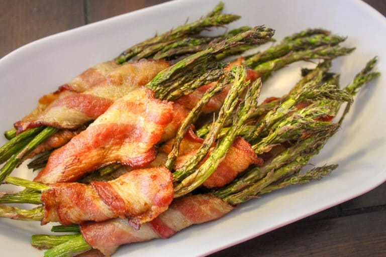 Air Fryer Bacon Wrapped Asparagus