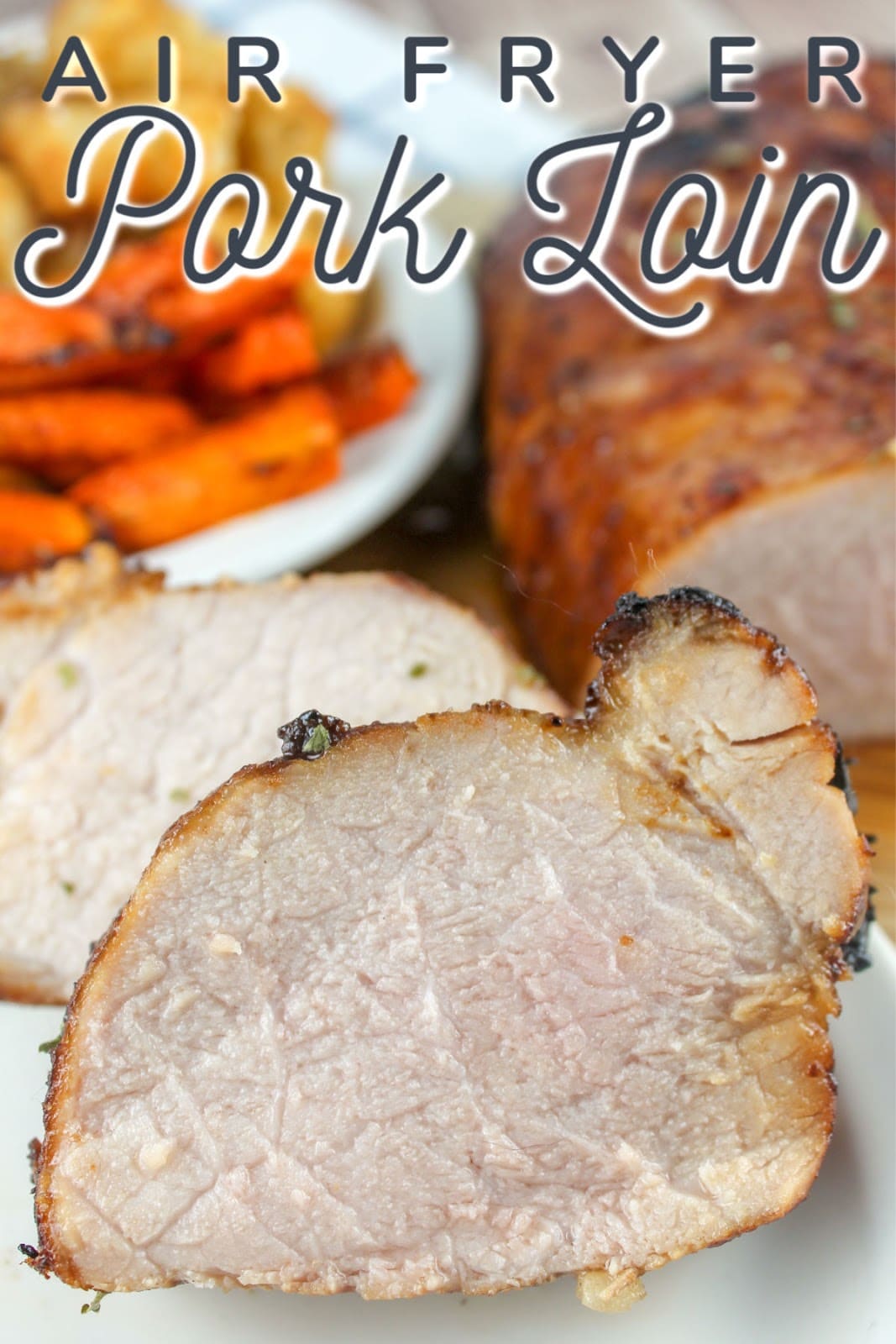 Pork Tenderloin is one of my favorite cuts of meat – it’s always juicy and easy! I popped mine in the air fryer and WOW – half the time and twice the flavor!
 via @foodhussy