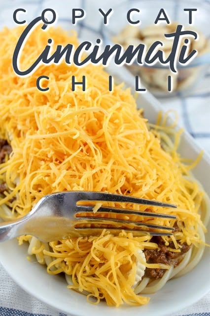 Cincinnati Chili is one of the most interesting dishes you’ll ever taste! It’s not like any chili you’ve ever had – with cinnamon, cocoa powder and tons of other spice – it’s served on spaghetti with a whole lotta cheese! I love it!
 via @foodhussy