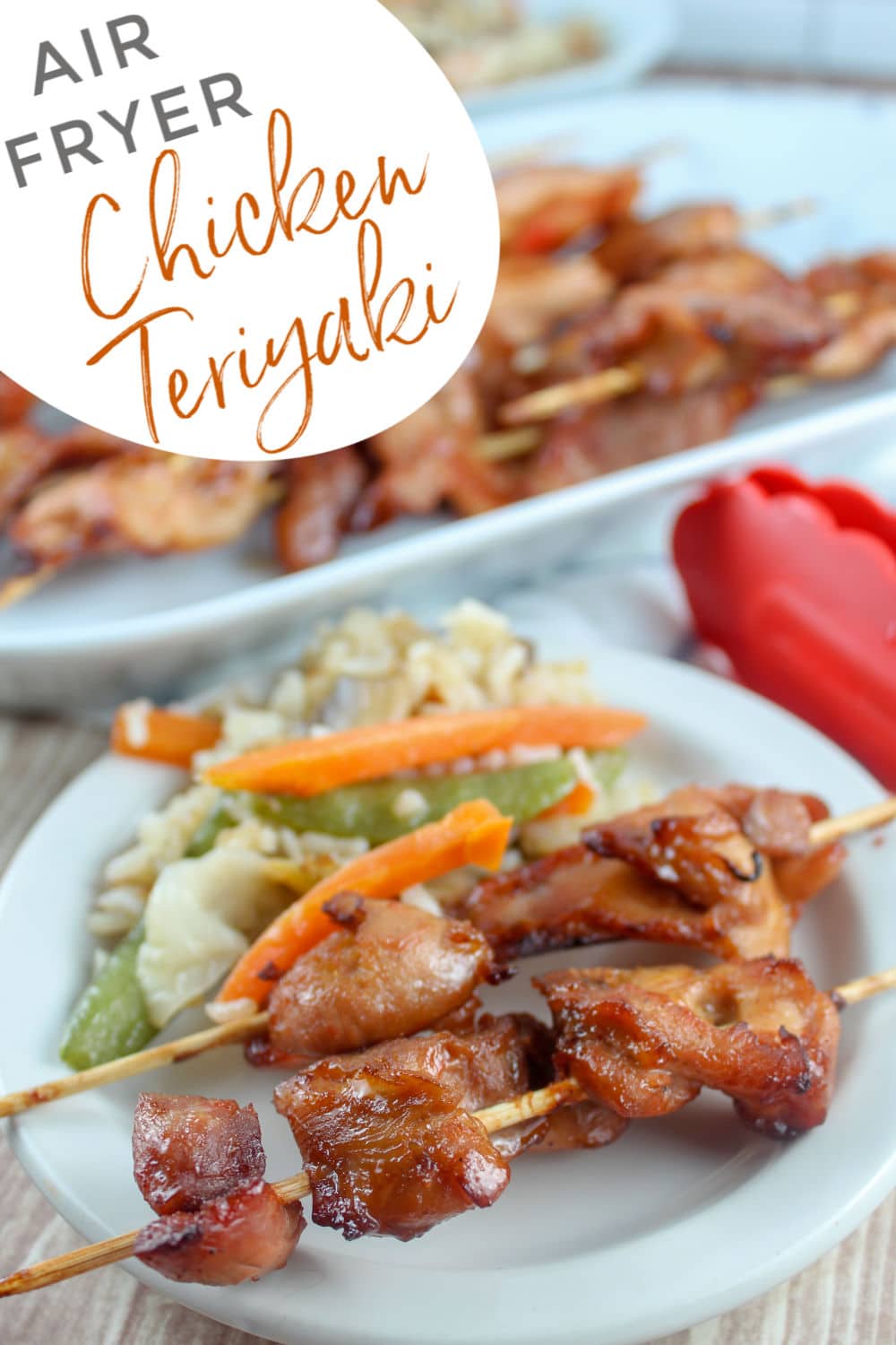 My favorite thing at a Chinese restaurant has got to be chicken teriyaki – or chicken-on-a-stick! After doing some research – I got the recipe and it was perfect!!! The best part is – making it in the air fryer is healthier!
 via @foodhussy