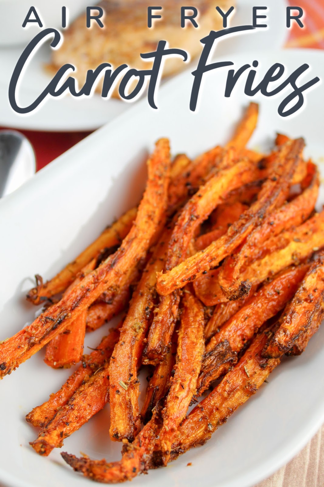 Roasted carrots are great – but they take time – UNLESS you’re making them in your air fryer! These air fryer carrot fries are a tasty and quick side dish for any meal!
 via @foodhussy