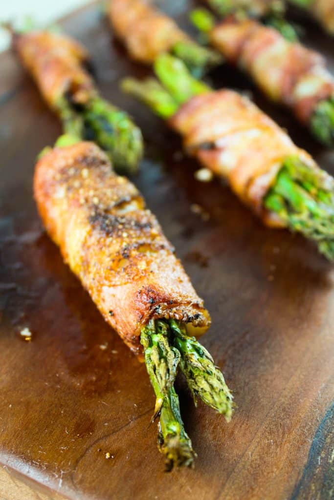 Air Fryer Bacon Wrapped Asparagus