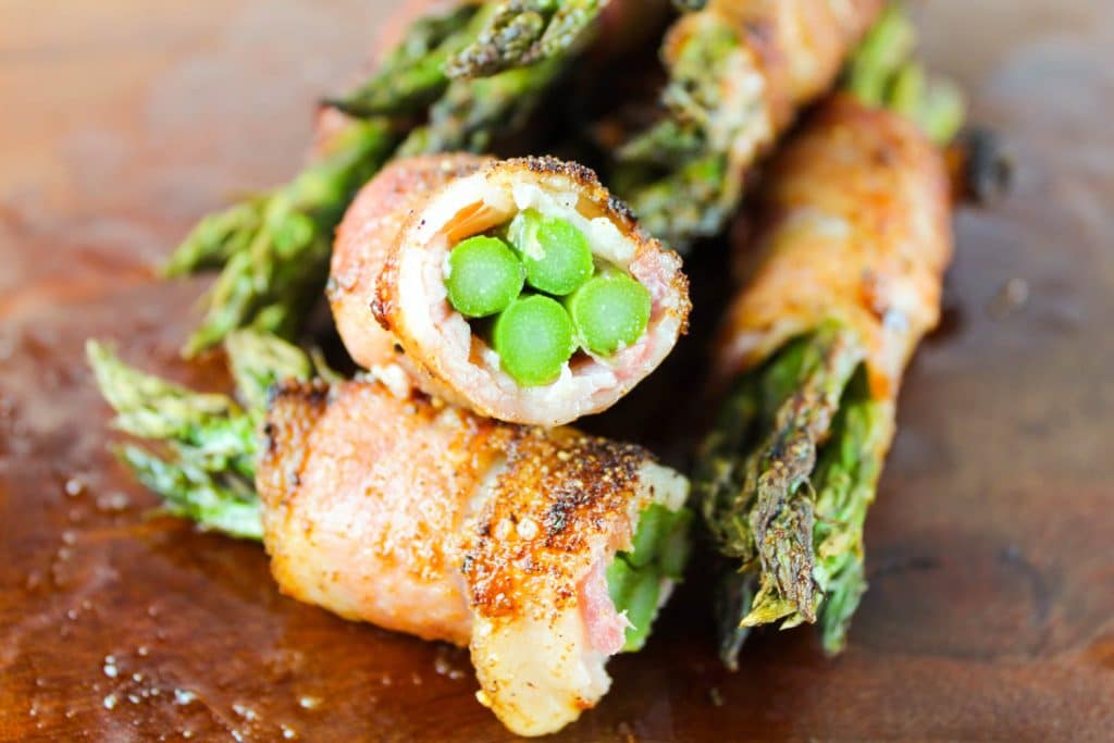 Air Fryer Bacon Wrapped Asparagus