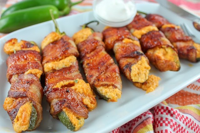 Air Fryer Bacon Wrapped Taco Stuffed Jalapenos
