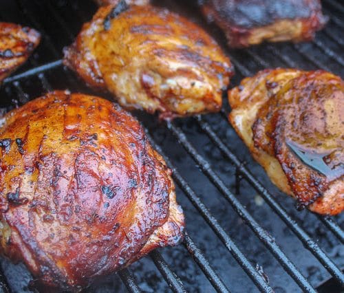 Traeger Grilled Chicken Thighs The Food Hussy