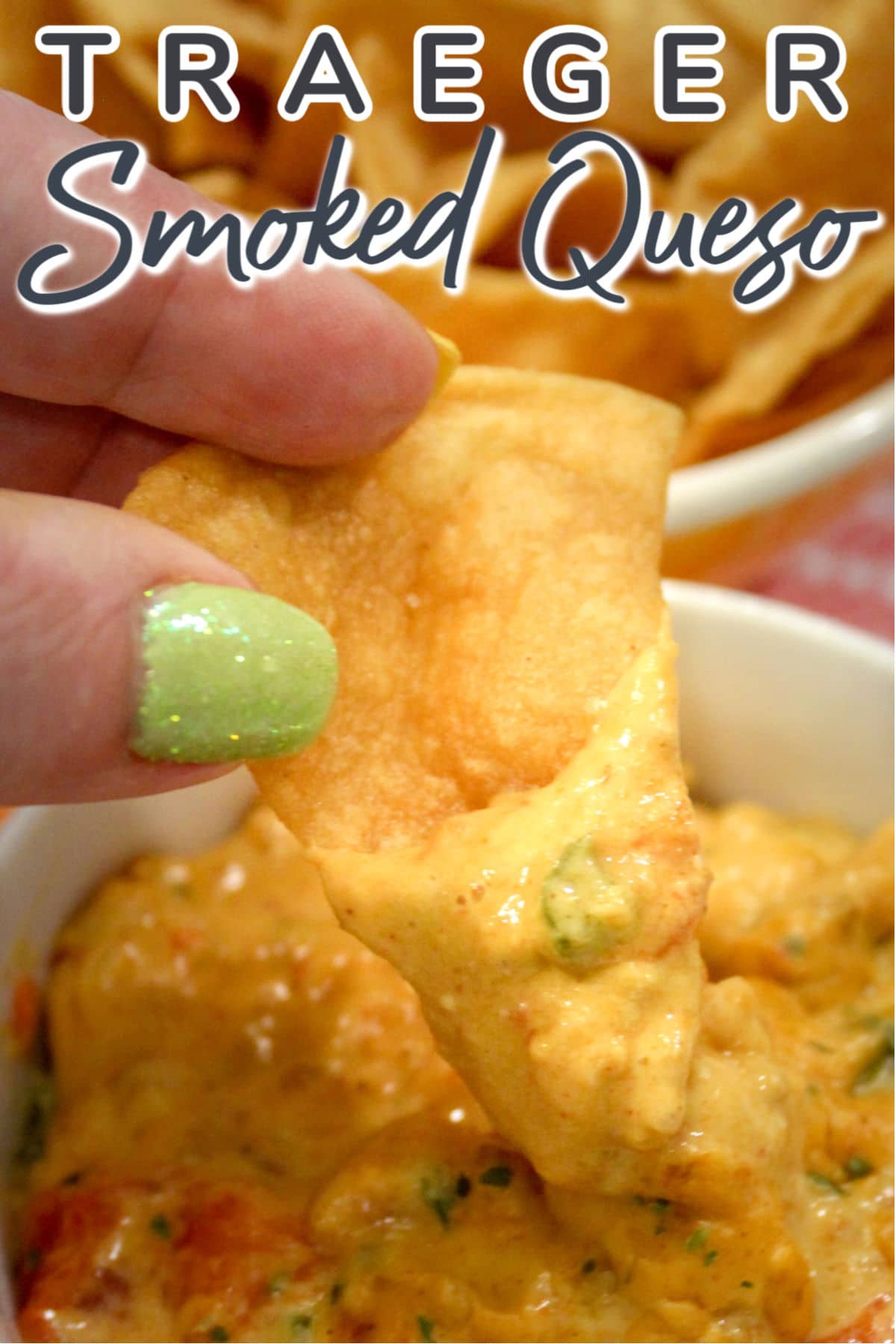 If you love smoked cheese and you love cheese dip, this Traeger Smoked Queso recipe is a deliciously addictive dish. It's great for a dip or even a topping and while it makes a lot - you won't have any leftovers with this crowd pleaser! via @foodhussy