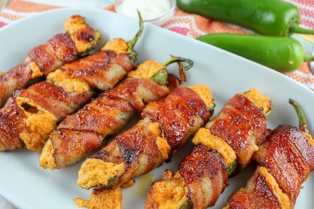 Air Fryer Bacon Wrapped Taco Stuffed Jalapenos Recipe