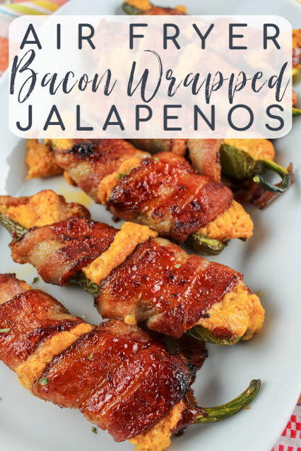 Air Fryer Bacon Wrapped Taco Stuffed Jalapenos - The Food Hussy