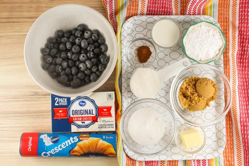 Blueberry Cream Cheese Crescent Rolls