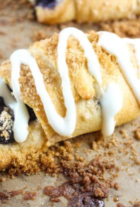 Blueberry Cream Cheese Crescent Rolls