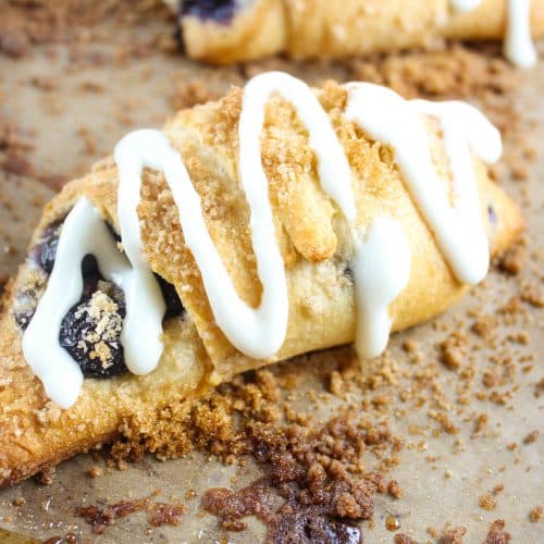 Blueberry Cream Cheese Crescent Rolls