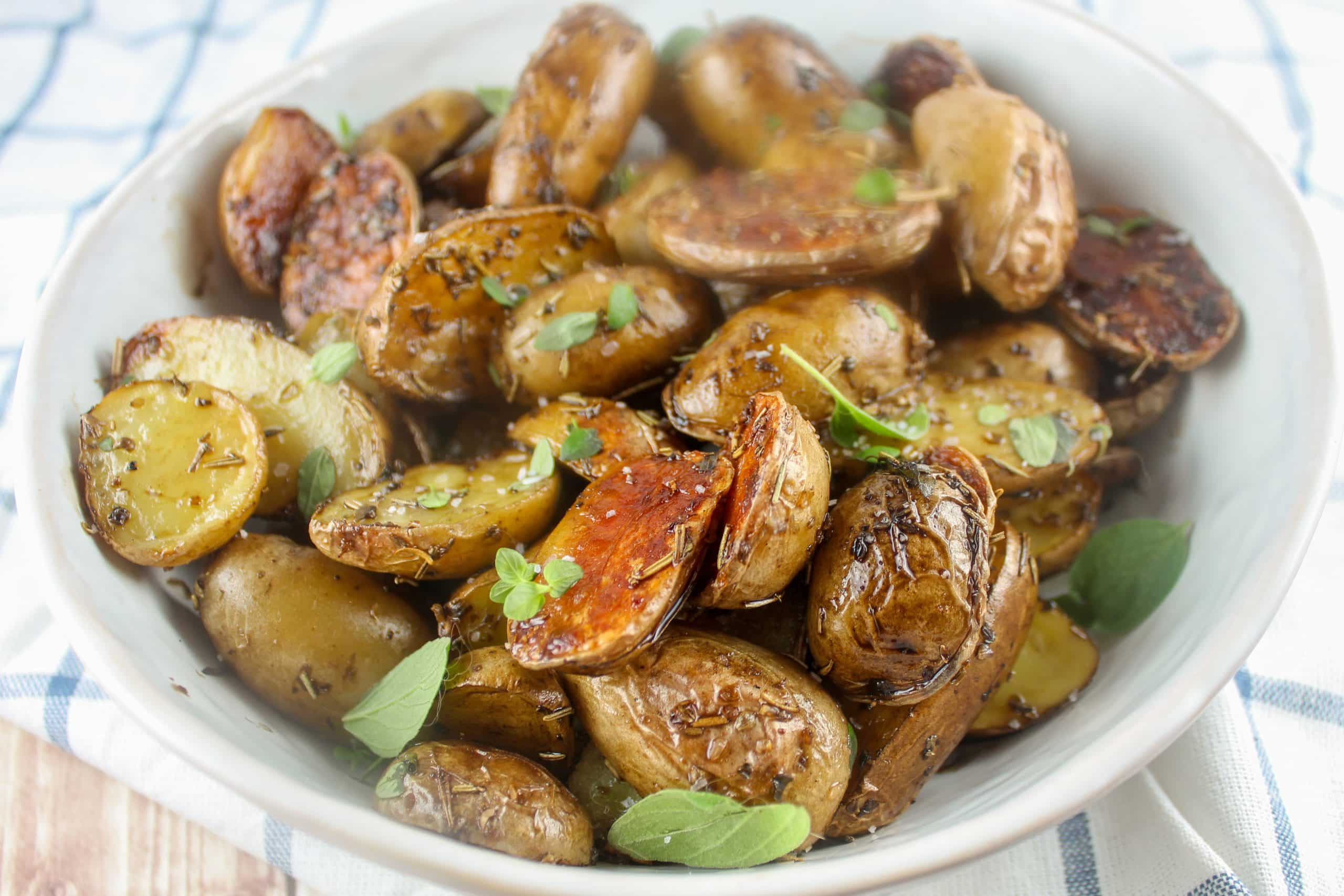 Traeger Herb Roasted Potatoes The Food Hussy