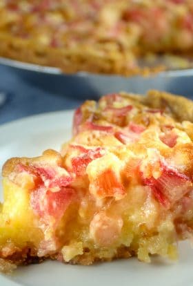 Rhubarb Custard Pie