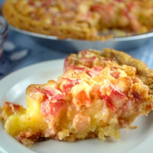 Rhubarb Custard Pie