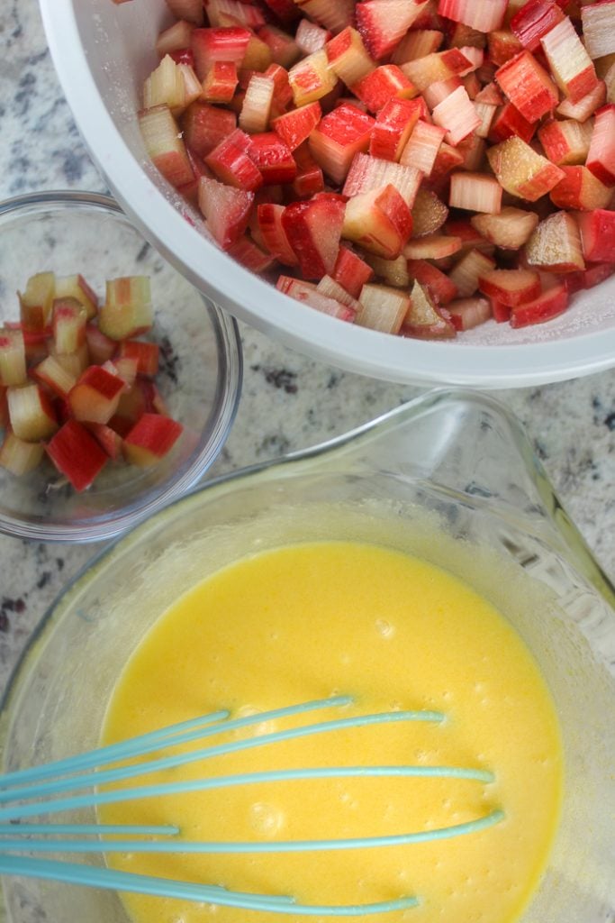 Rhubarb Custard Pie