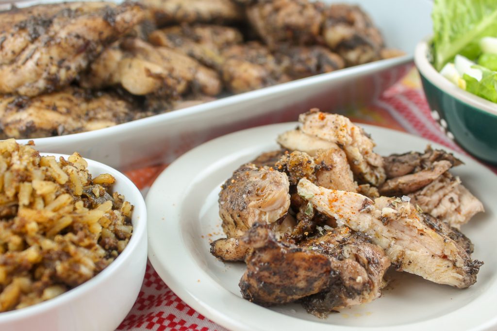 air fryer jerk chicken thighs