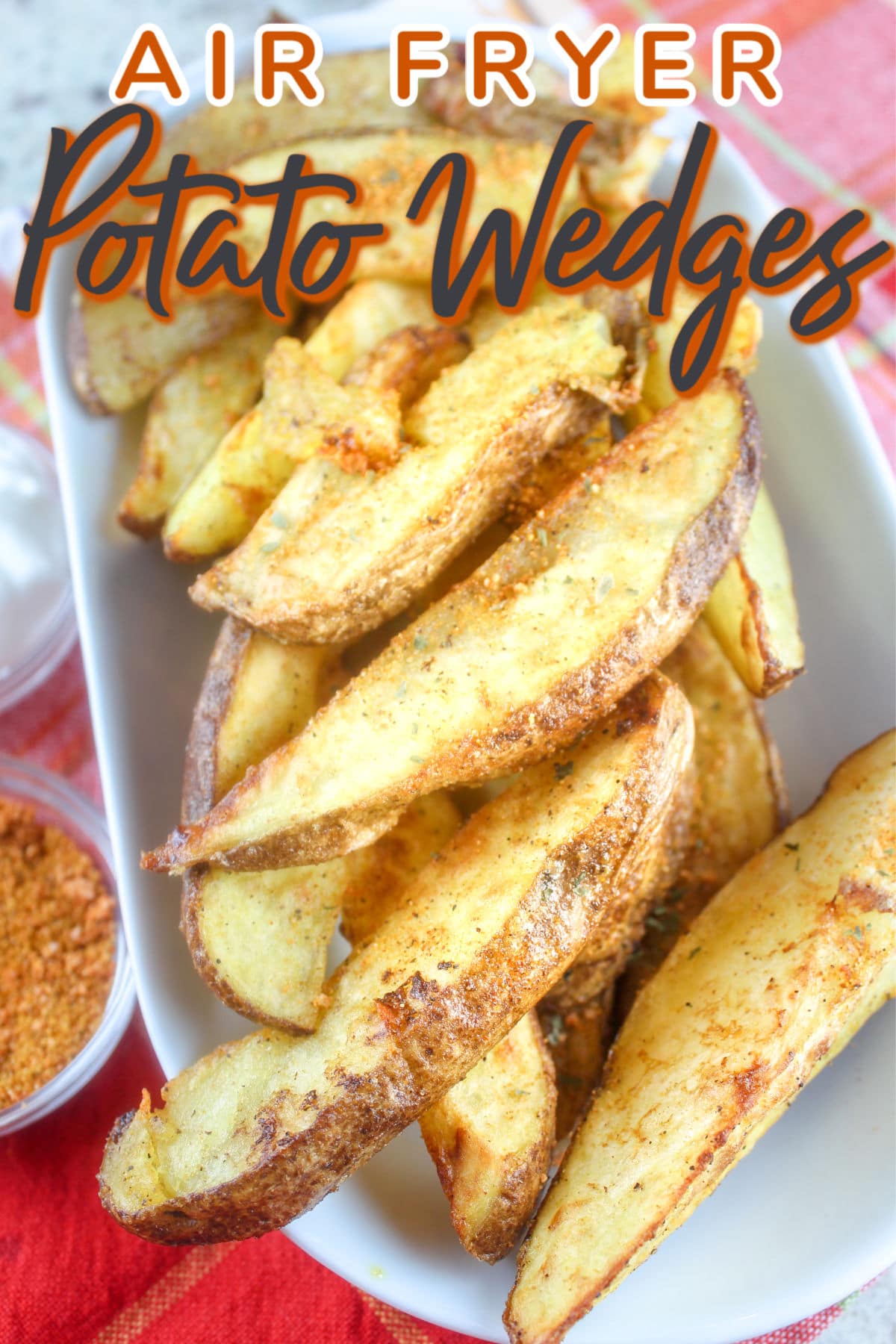 Air Fryer Potato Wedges are a new favorite in our house! They are so quick to make and super crispy and on the table in twenty minutes with just a dash of olive oil!  via @foodhussy