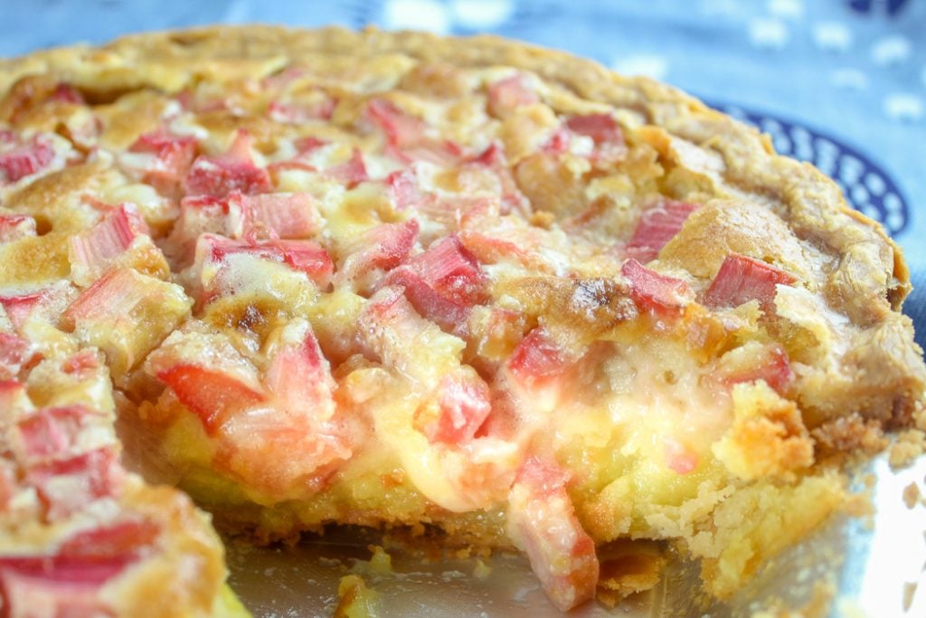 Rhubarb Custard Pie