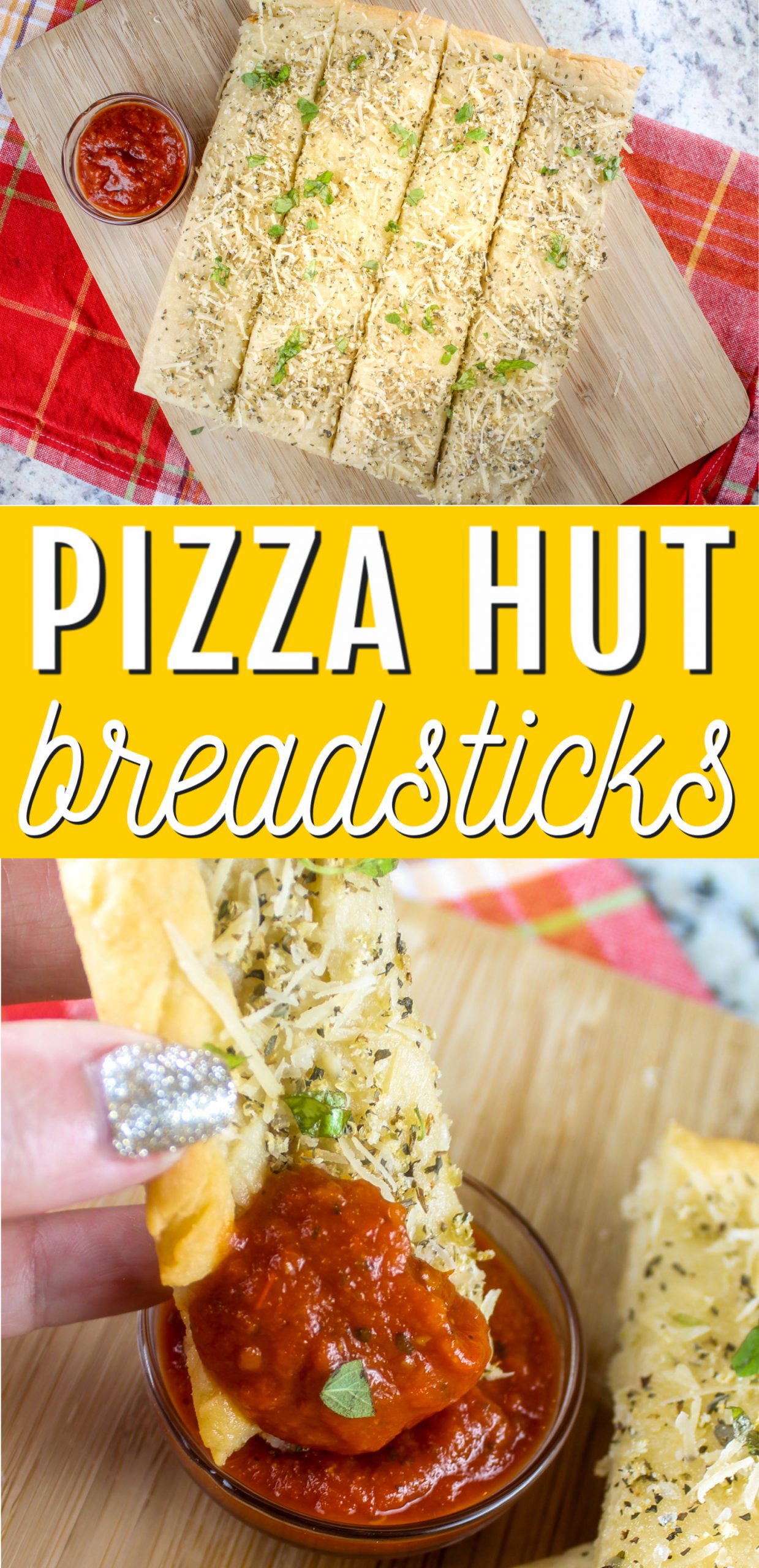Pizza Hut Breadsticks were one of my favorite appetizers growing up! I finally recreated them in my own kitchen - so delicious - just like I remembered them!  via @foodhussy