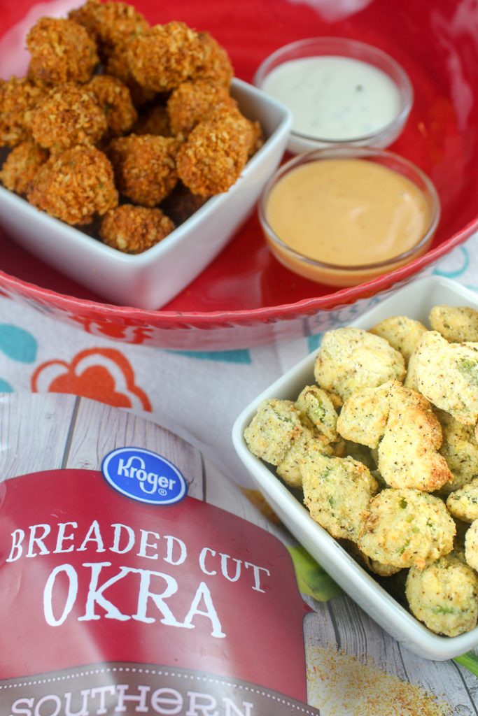 Air Fryer Breaded Okra