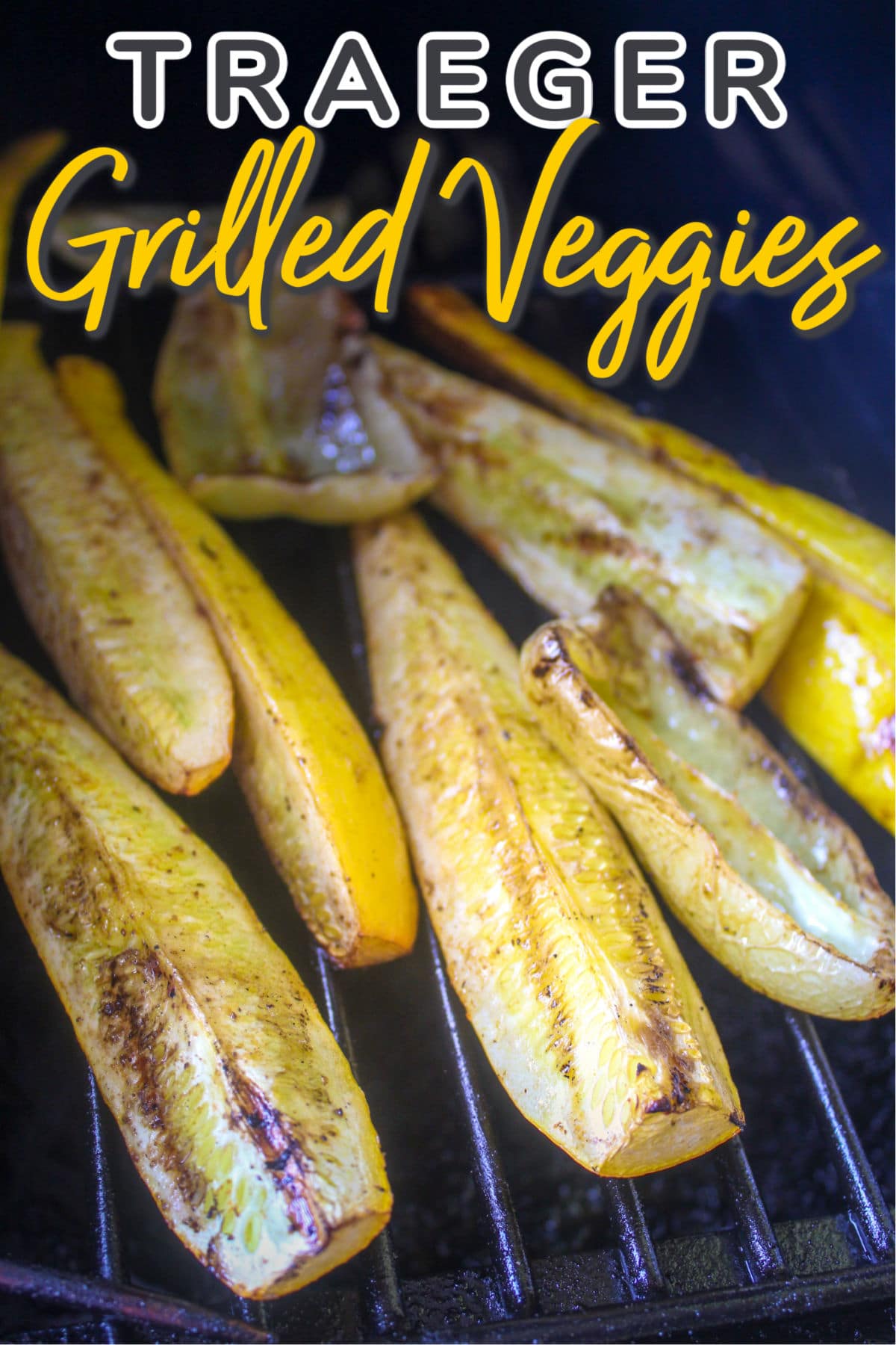 Using the Traeger to grill vegetables is the easiest summertime side you'll find! Set it and forget it - plus the smoky flavor from the Traeger pellets is delicious!  via @foodhussy