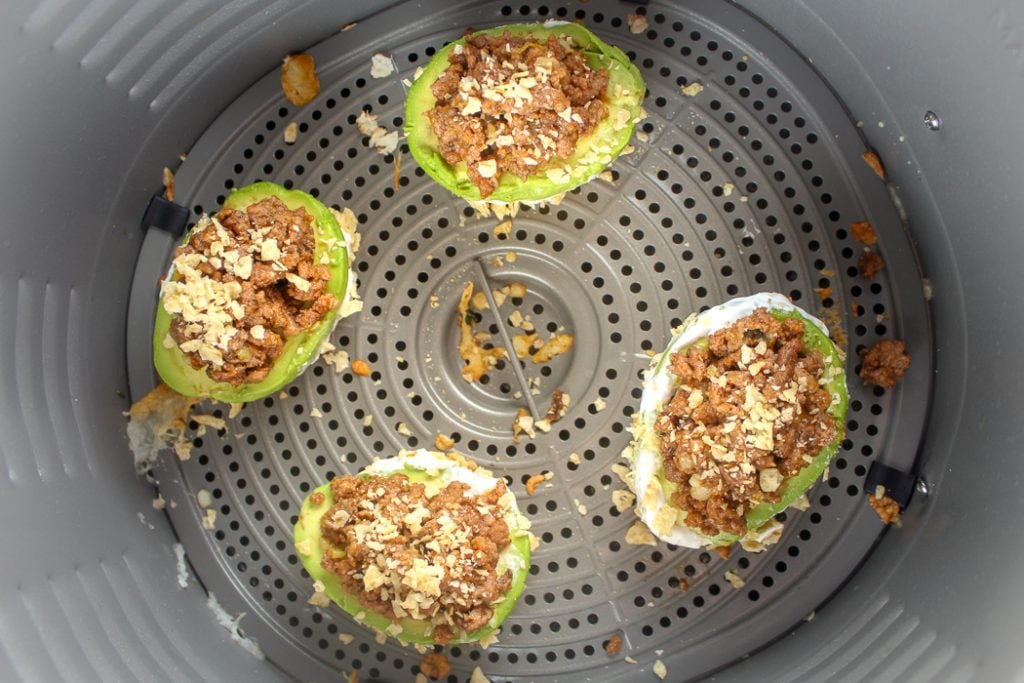 Air Fryer Taco Stuffed Avocados