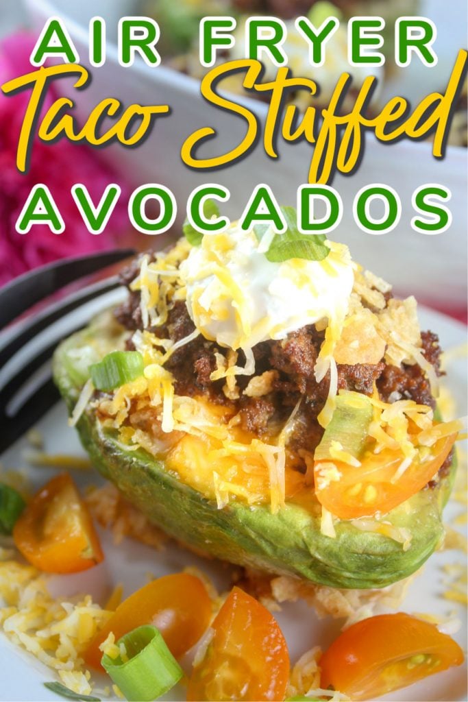 Air Fryer Taco Stuffed Avocados