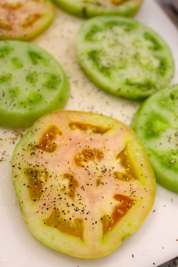 Air Fried Green Tomatoes