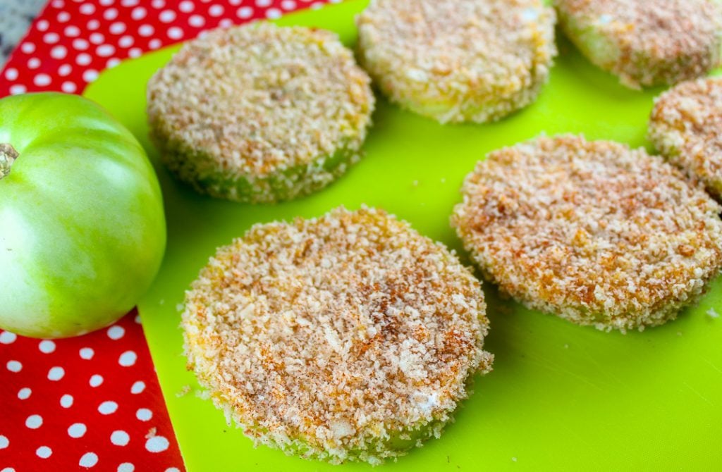 Air Fried Green Tomatoes