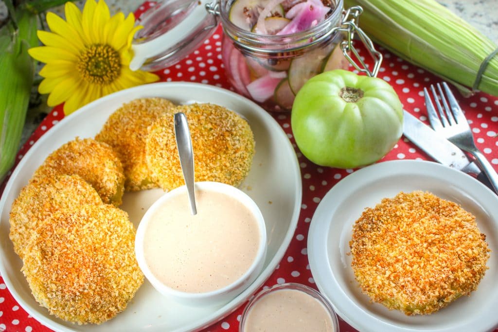 Air Fried Green Tomatoes