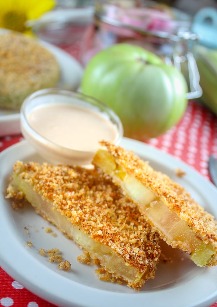 Air Fried Green Tomatoes