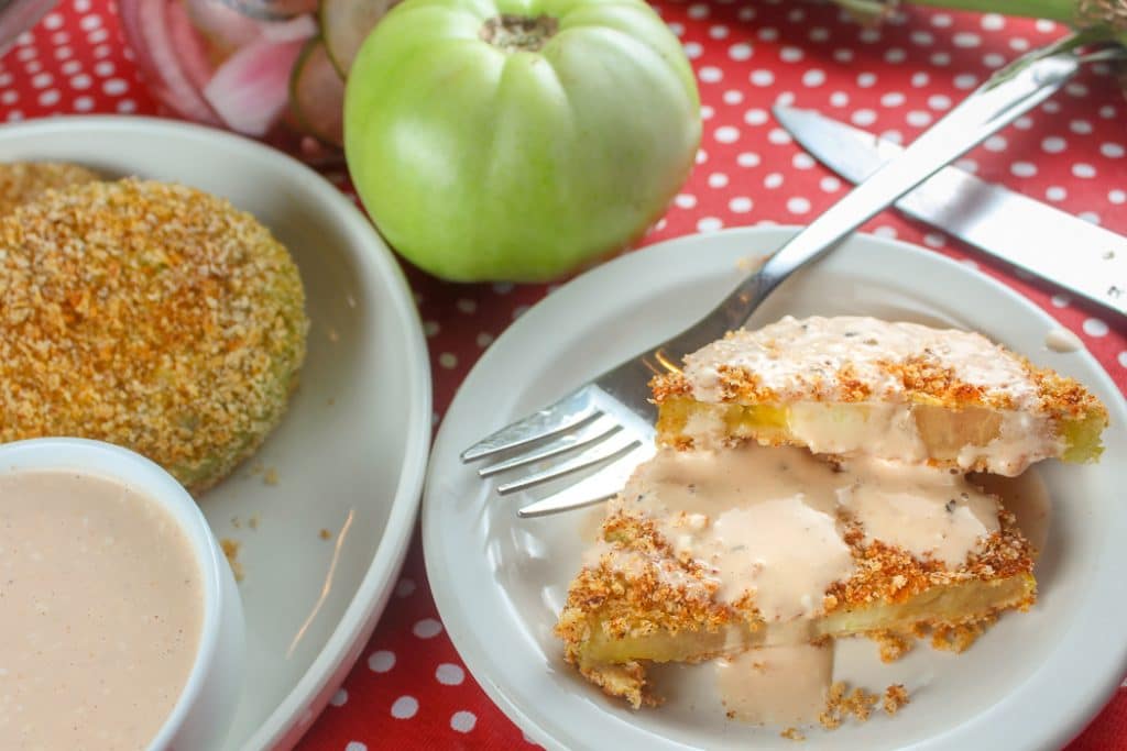 Air Fried Green Tomatoes