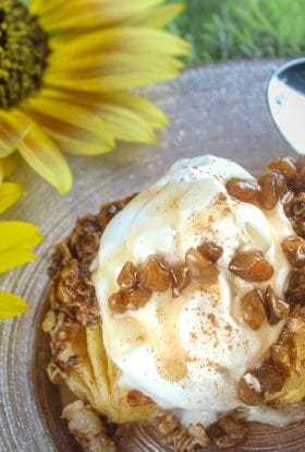 Air Fryer Baked Apples